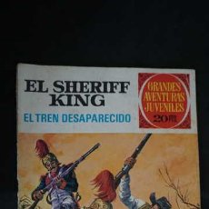 Tebeos: EL SHERIFF KING GRANDES AVENTURAS JUVENILES, BRUGUERA, NUMERO 6 EL TREN DESAPARECIDO.