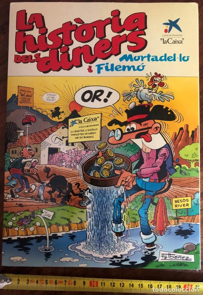 Tebeos: MORTADELO & FILEMON - LA HIST&Ograve;RIA DELS DINERS. LA CAIXA. COMIC EN CATAL&Aacute;N - Foto 1