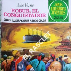 Tebeos: ANTIGÜA REVISTA JOYAS LITERARIAS JUVENILES -Nº 113 - ROBUR EL CONQUISTADOR - JULIO VERNE -