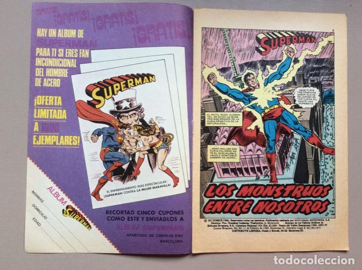Tebeos: SUPERMAN BRUGUERA N&Uacute;MERO 31 - Foto 2