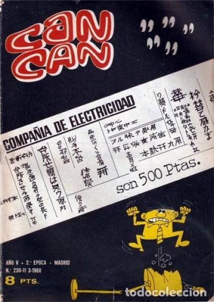 Tebeos: CAN CAN-II &Eacute;POCA-BRUGUERA- N&ordm; 230 -&Uacute;LTIMO DE LA COLECCI&Oacute;N-PERICH-OLI-TINET-1968-CASI BUENO-LEA-7451