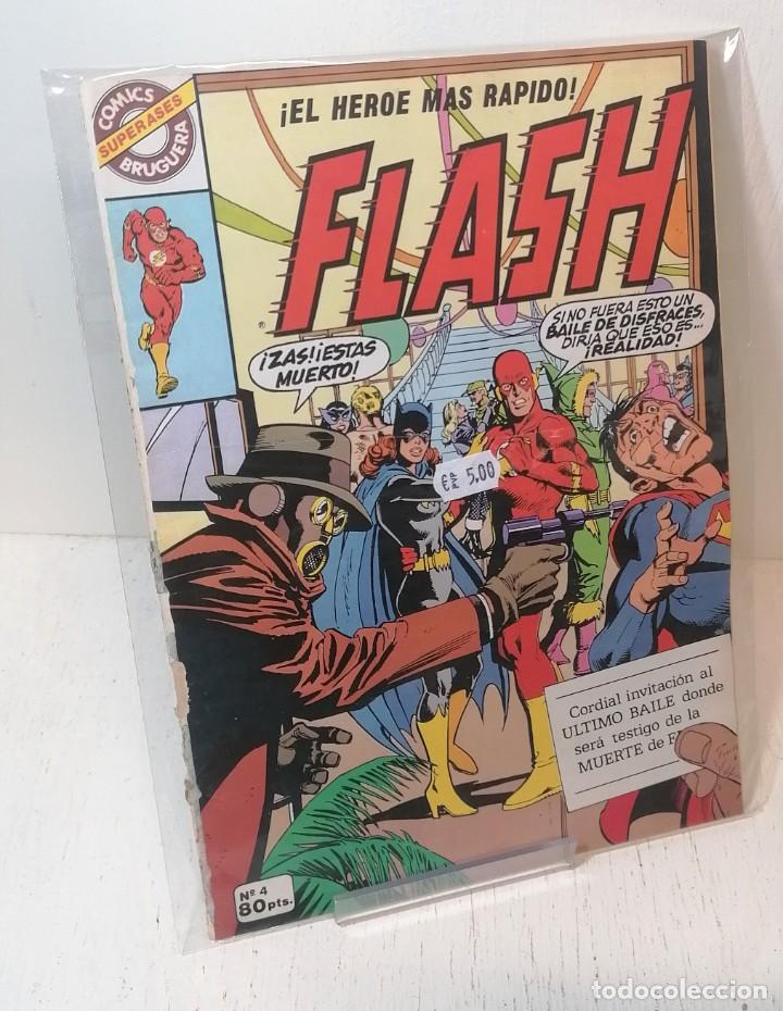Tebeos: Comic: &rdquo;Flash&rdquo; n&ordm;4 comics bruguera superases - Foto 1