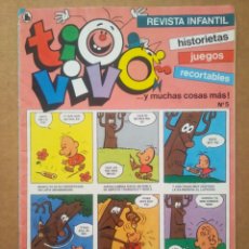 Tebeos: REVISTA INFANTIL TÍO VIVO N°5 (BRUGUERA, 1986). CON EL PATITO FEO DE JAN, PILUCA, HAWITTA.... Lote 358933215