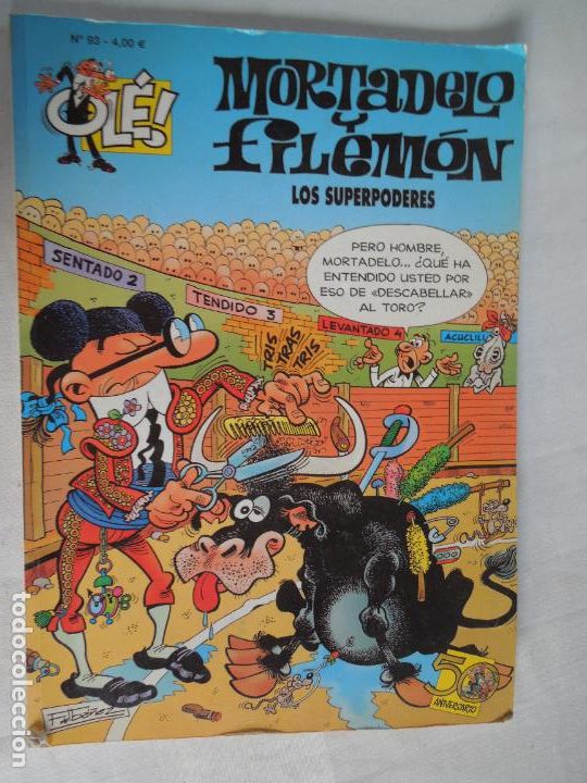 Tebeos: MORTADELO Y FILEMON LOS SUPERPODERES - N&ordm; 93 EDC B 2008 - Foto 1