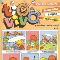 Livros de Banda Desenhada: 5 TIO VIVO COMIC HISTORIETAS-JUEGOS-15-17-18-19 AÑO II-1986 NUEVO. Lote 360935645
