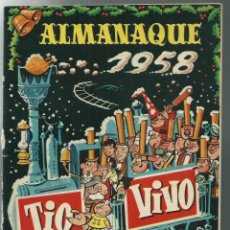Livros de Banda Desenhada: TIO VIVO - ALMANAQUE 1958 - CRISOL 1957 - ORIGINAL. Lote 361075590
