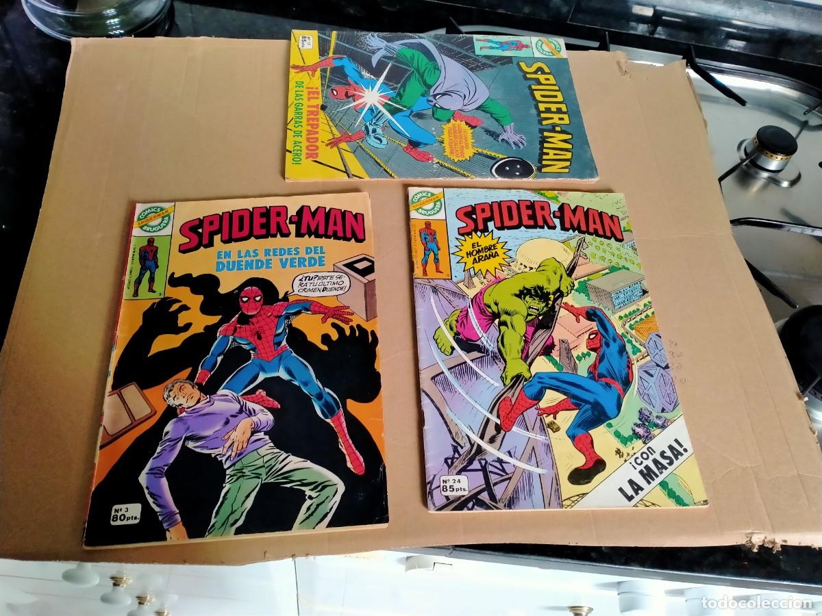 Tebeos: comics de spiderman de bruguera numeros 3 17-24 - Foto 1
