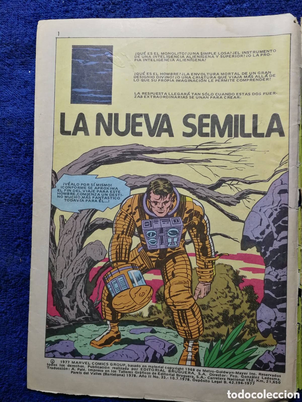 Tebeos: 2001 la odisea del espacio. N&uacute;mero 7. Bruguera. De 1977. Marvel comics. - Foto 3