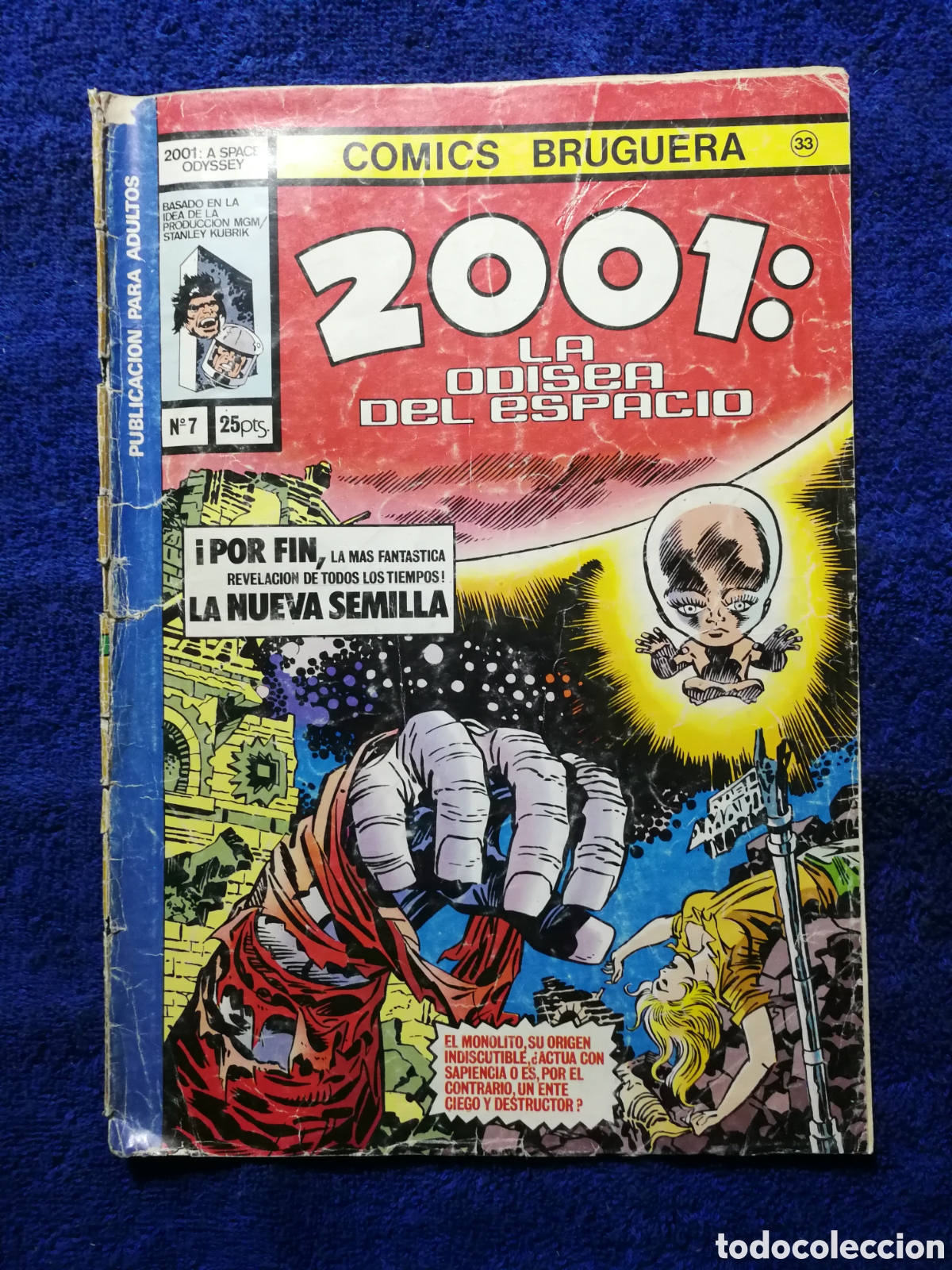 Tebeos: 2001 la odisea del espacio. N&uacute;mero 7. Bruguera. De 1977. Marvel comics. - Foto 1