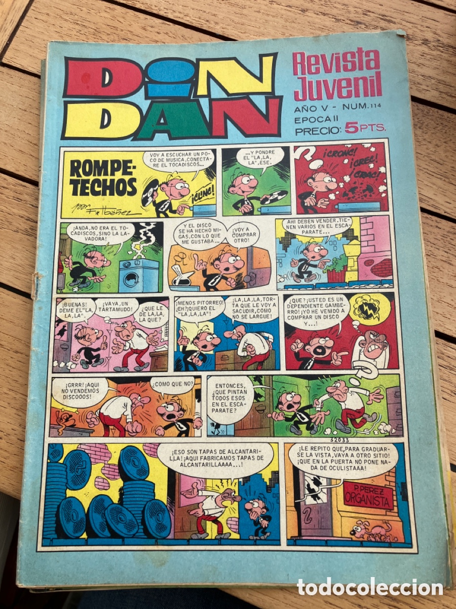 Tebeos: DIN DAN - N&Uacute;MERO 114 - BRUGUERA - Foto 1
