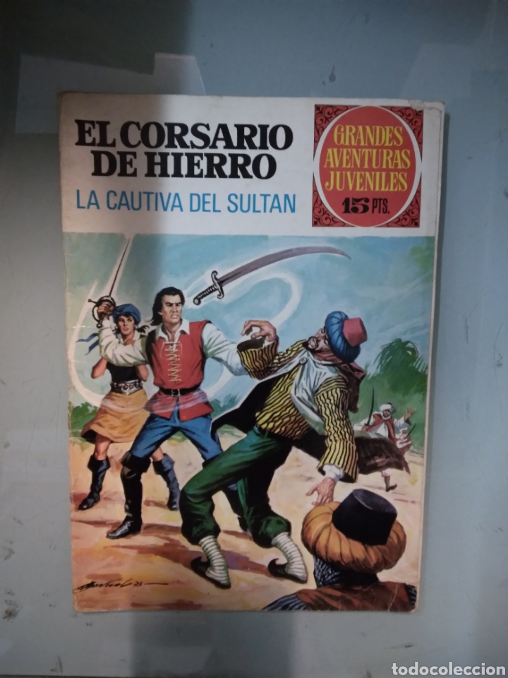 BDs: El corsario de hierro, Grandes aventuras juveniles,Bruguera,,53