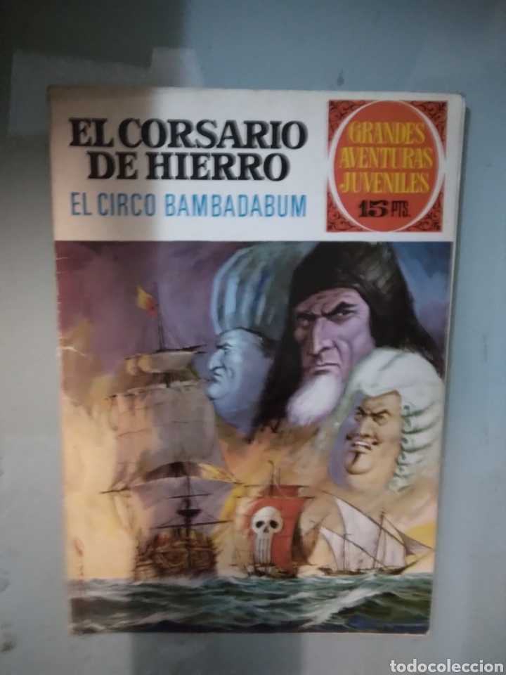 BDs: El corsario de hierro, Grandes aventuras juveniles,Bruguera,,25