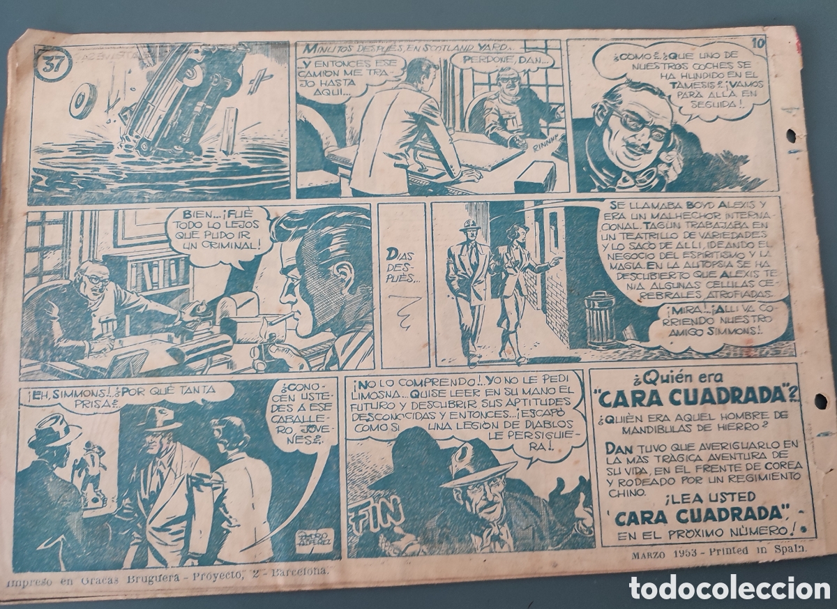 Tebeos: Lote de 5 Inspector Dan.A&ntilde;os 50 - Foto 7