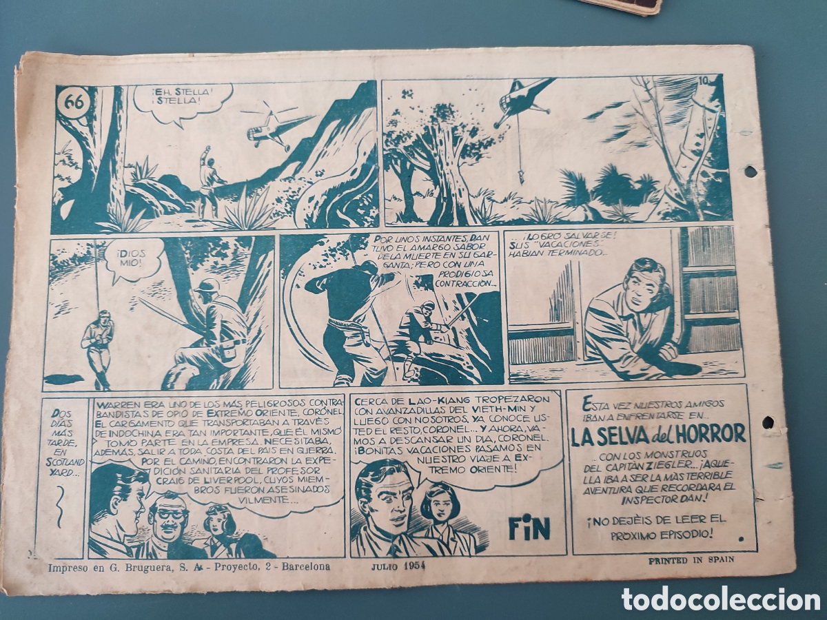 Tebeos: Lote de 5 Inspector Dan.A&ntilde;os 50 - Foto 11