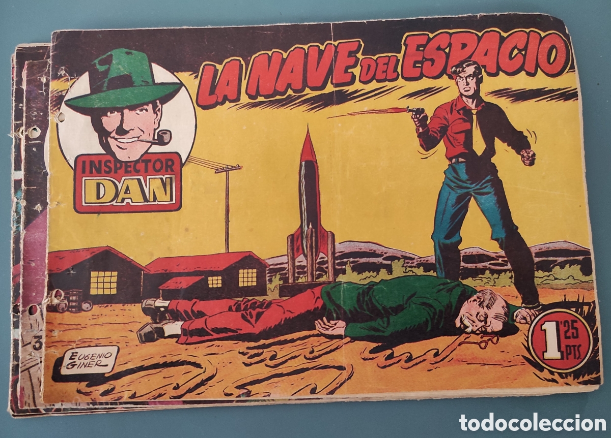 Tebeos: Lote de 5 Inspector Dan.A&ntilde;os 50 - Foto 3