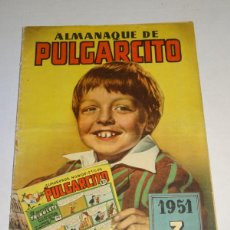 Tebeos: (M9) PULGARCITO - ALMANAQUE PULGARCITO 1951 - EDT BRUGUERA, SEÑALES DE USO