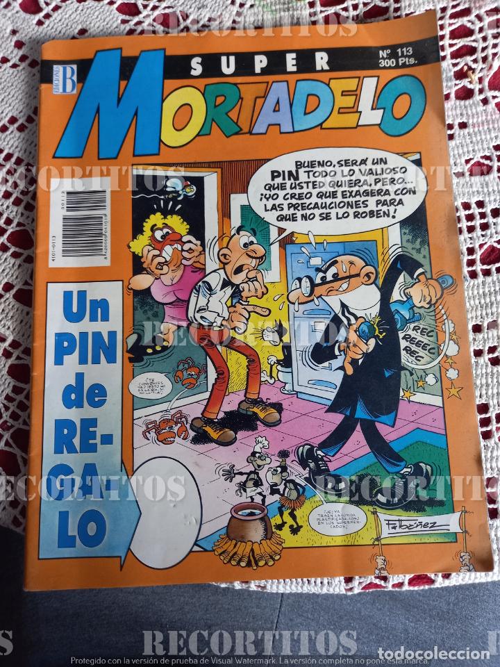 Tebeos: SUPER MORTADELO N&ordm; 113 - EDICIONES B - Foto 1