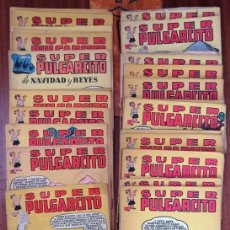Tebeos: LOTE SUPER PULGARCITO - DEL 1 AL 33 (FALTAN EL 12 Y EL 17) MUY BIEN CONSERVADOS ORIGINALES 1949-1950. Lote 370904546