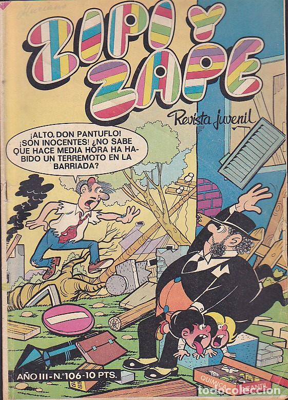 Tebeos: COMIC COLECCION ZIPI Y ZAPE N&ordm; 106 - Foto 1