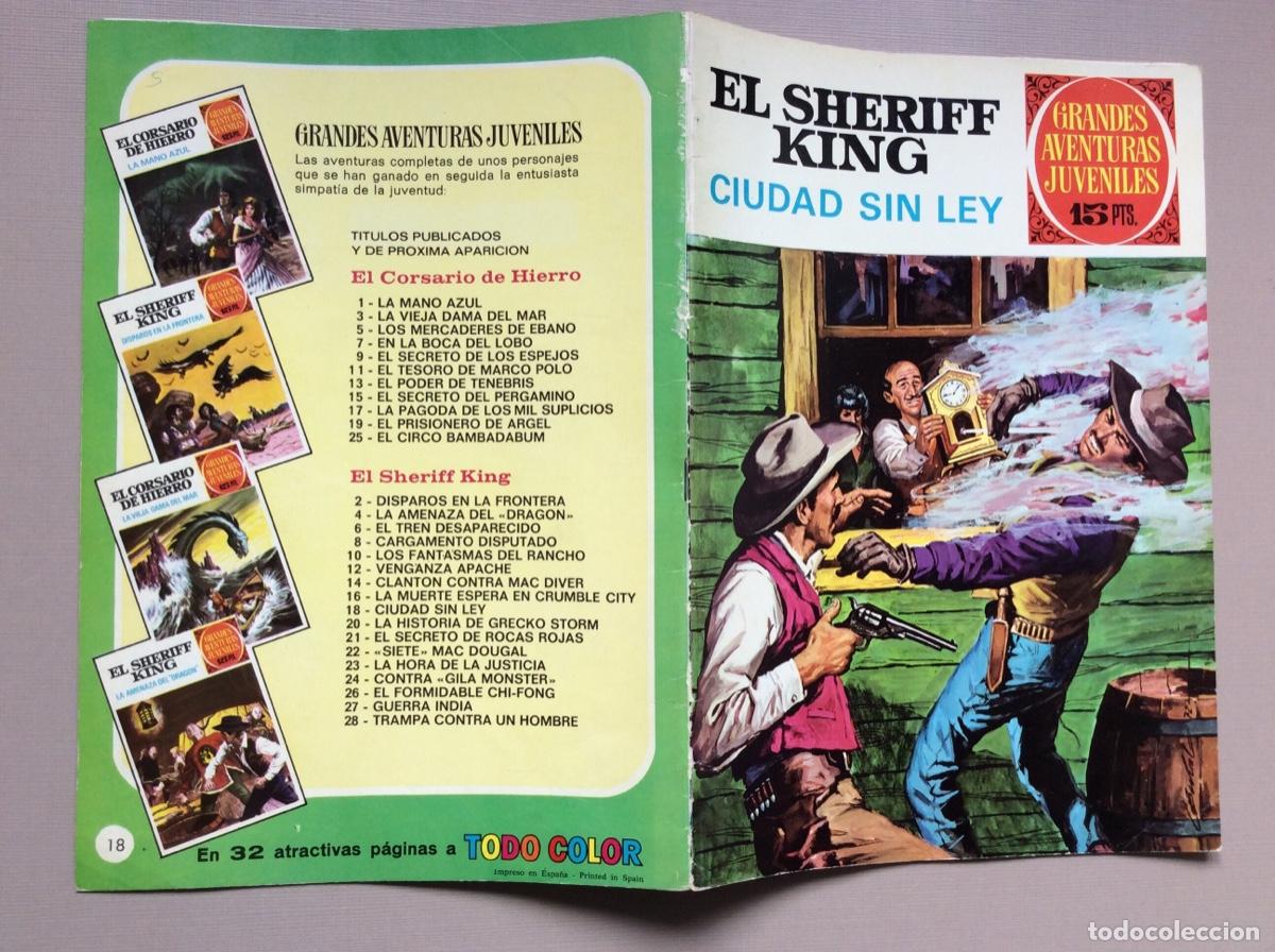 Tebeos: EL SHERIFF KING 1 EDICI&Oacute;N N&Uacute;MERO 18 - Foto 8