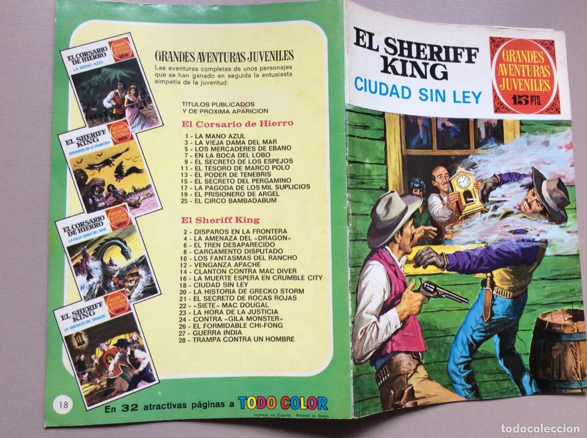 Tebeos: EL SHERIFF KING 1 EDICI&Oacute;N N&Uacute;MERO 18 - Foto 8