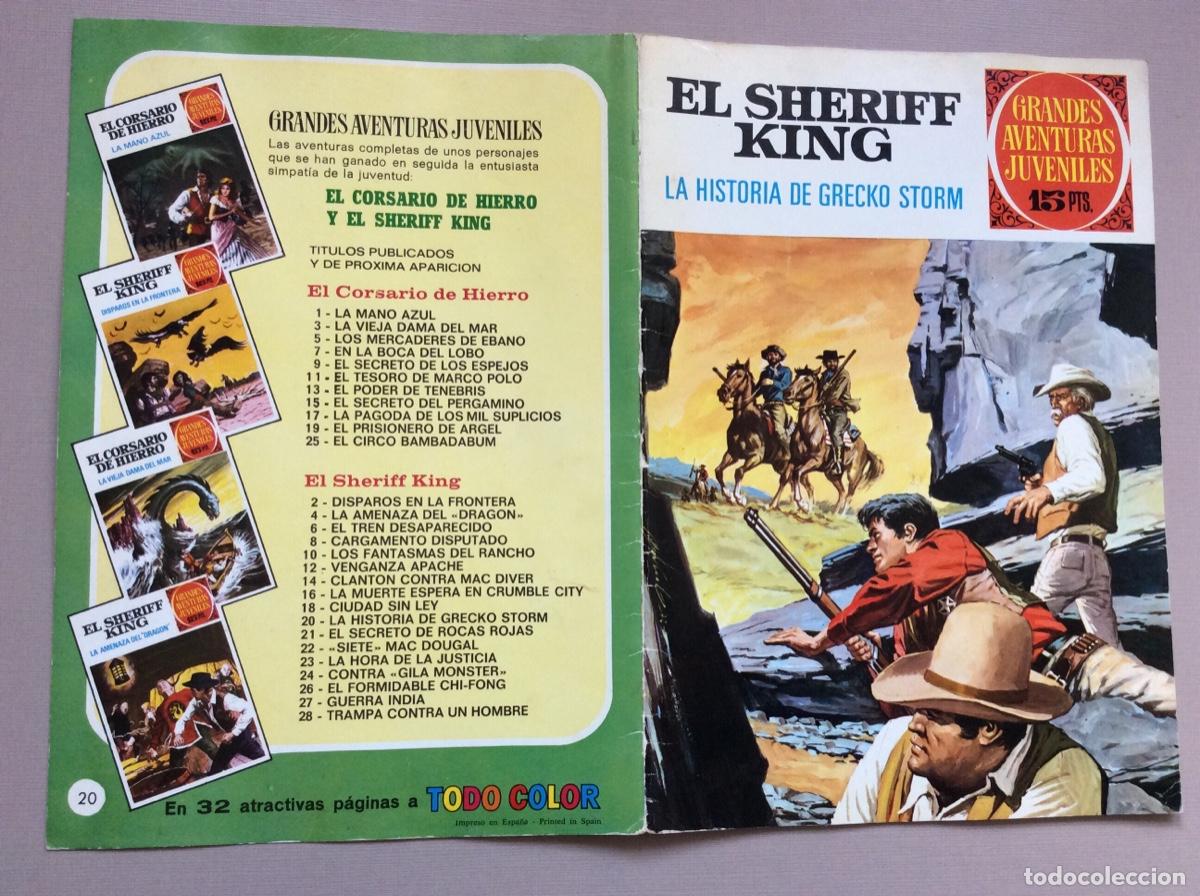 Tebeos: EL SHERIFF KING 1 EDICI&Oacute;N N&Uacute;MERO 20 - Foto 7