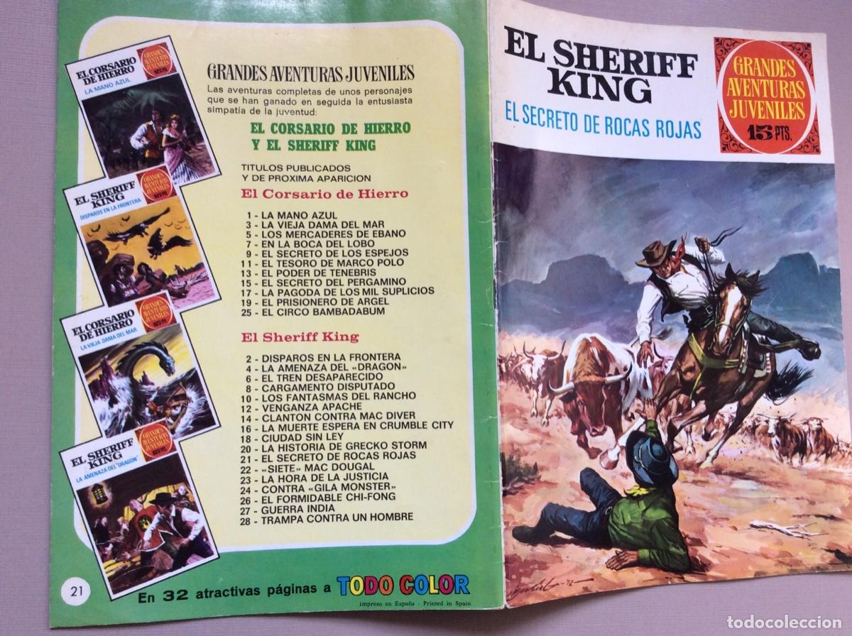 Tebeos: EL SHERIFF KING 1 EDICI&Oacute;N N&Uacute;MERO 21 - Foto 8
