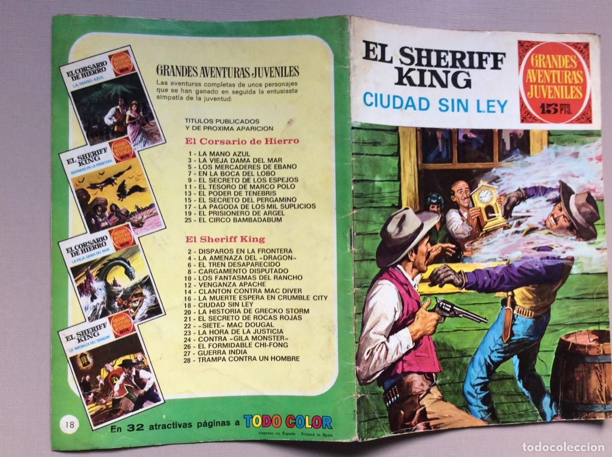 Tebeos: EL SHERIFF KING 1 EDICI&Oacute;N N&Uacute;MERO 18 - Foto 9