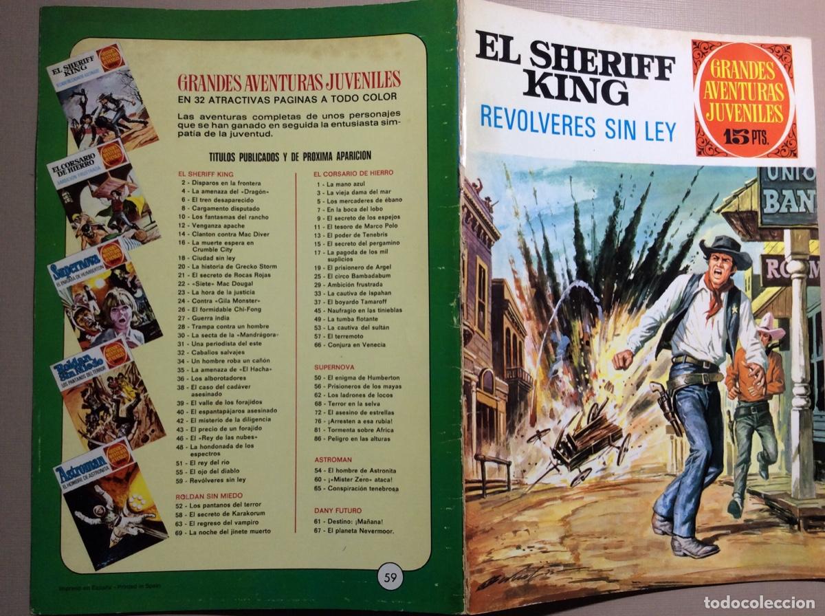 Tebeos: EL SHERIFF KING 1 EDICI&Oacute;N N&Uacute;MERO 59 - Foto 8
