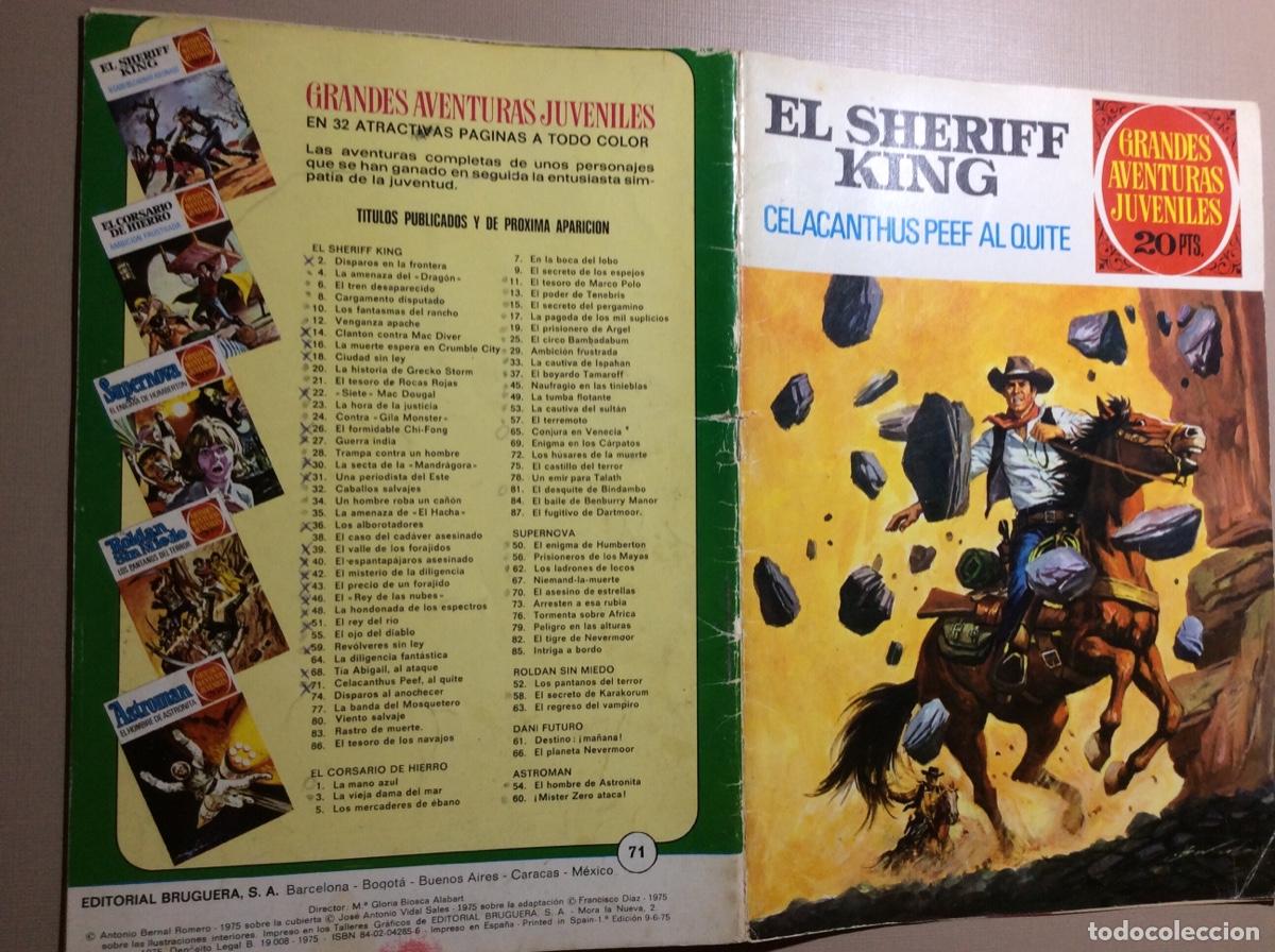 Tebeos: EL SHERIFF KING 1 EDICI&Oacute;N N&Uacute;MERO 71 - Foto 9