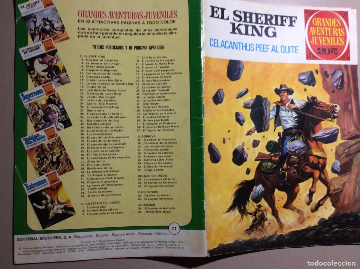 Tebeos: EL SHERIFF KING 1 EDICI&Oacute;N N&Uacute;MERO 71 - Foto 8