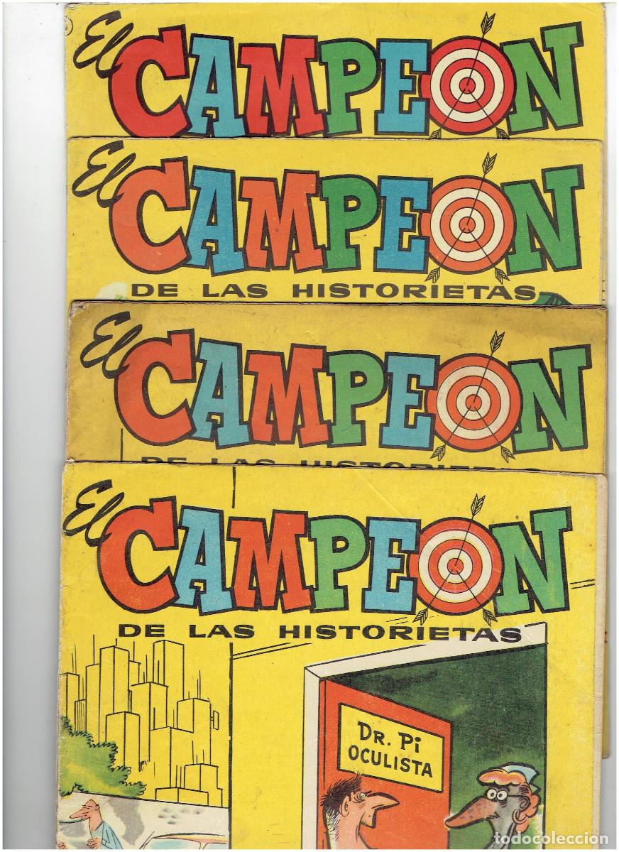Tebeos: * EL CAMPEON DE LAS HISTORIETAS * BRUGUERA 1960 * LOTE 29 N&ordm; ENTRE 2 Y 91*