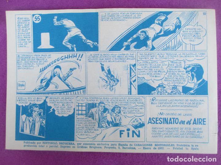 Tebeos: REEDICION TEBEO INSPECTOR DAN PERSECUCION IMPLACABLE ED. BRUGUERA N&ordm; 55 - Foto 2