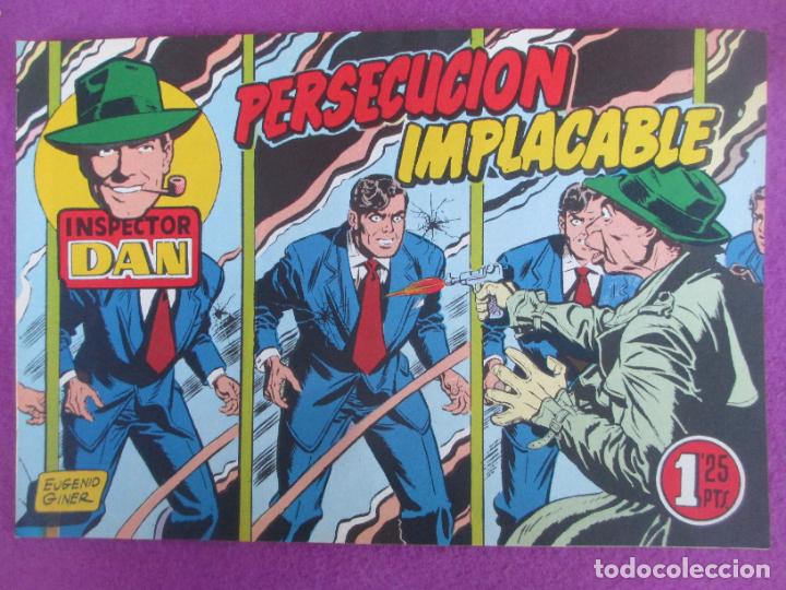 Tebeos: REEDICION TEBEO INSPECTOR DAN PERSECUCION IMPLACABLE ED. BRUGUERA N&ordm; 55 - Foto 1