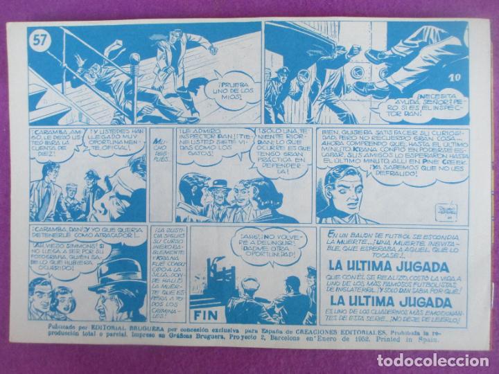 Tebeos: REEDICION TEBEO INSPECTOR DAN EN PODER DE KRANA ED. BRUGUERA N&ordm; 57 - Foto 2