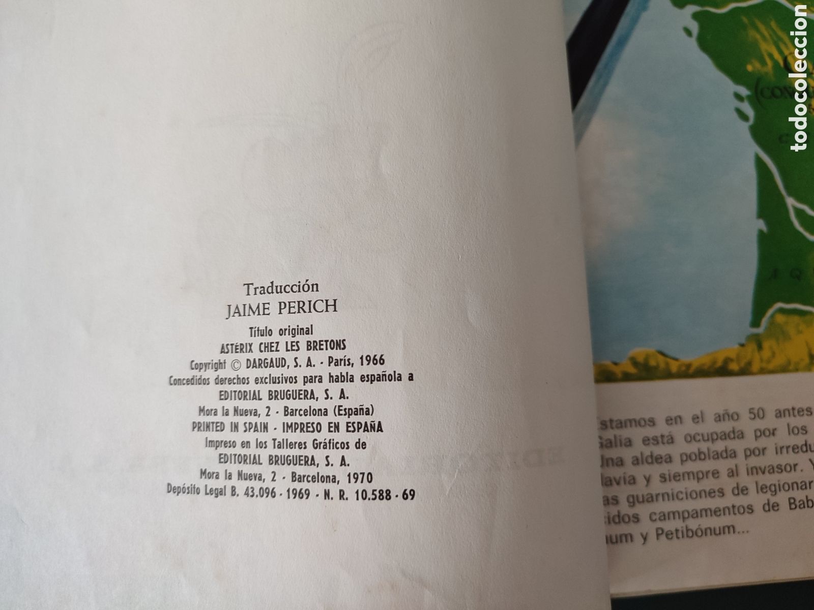 Tebeos: Ast&eacute;rix en Breta&ntilde;a.1 edici&oacute;n 1970 - Foto 2