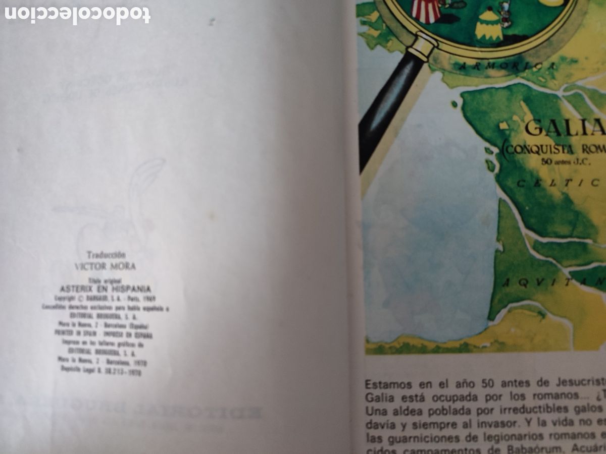 Tebeos: Ast&eacute;rix en Hispania.1 edici&oacute;n 1970 - Foto 2
