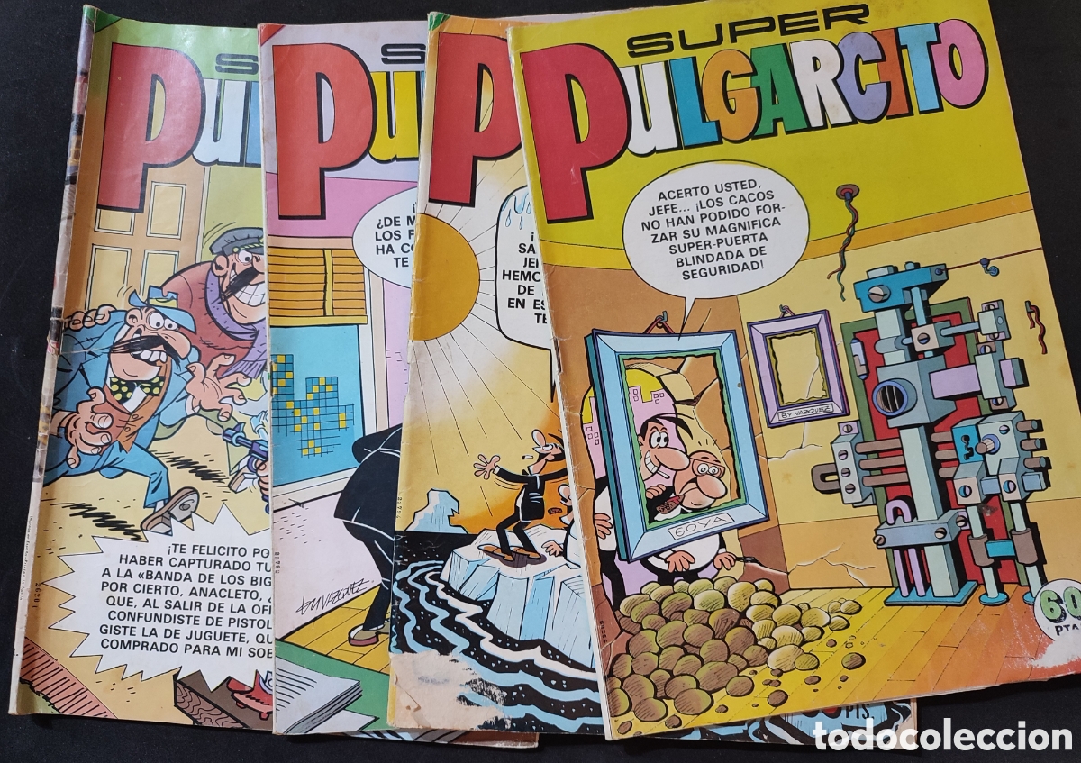 Tebeos: Lote de 4 Super Pulgarcito - Foto 1