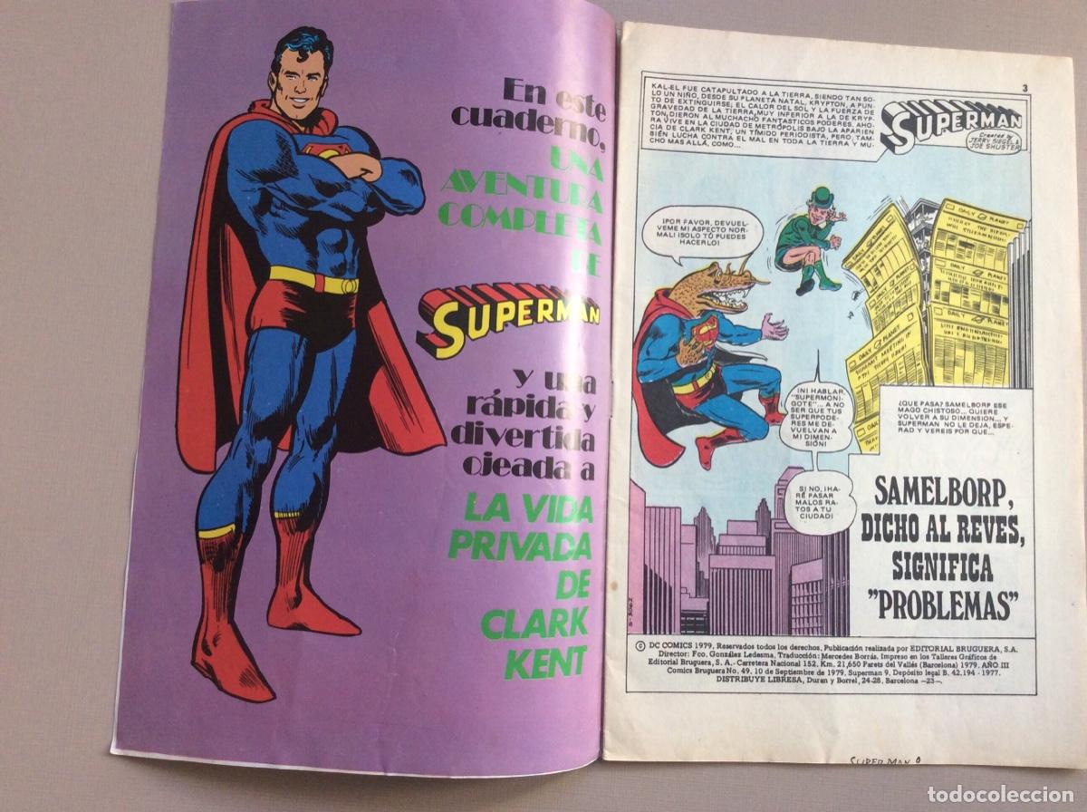 Tebeos: SUPERMAN BRUGUERA N&Uacute;MERO 9 - Foto 2