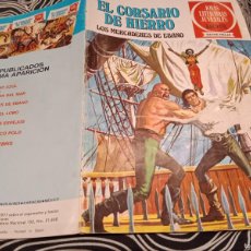 Tebeos: EL CORSARIO DE HIERRO Nº 3 JOYAS LITERARIAS JUVENILES SERIE ROJA 1ªEDICION EDITORIAL BRUGUERA 1977