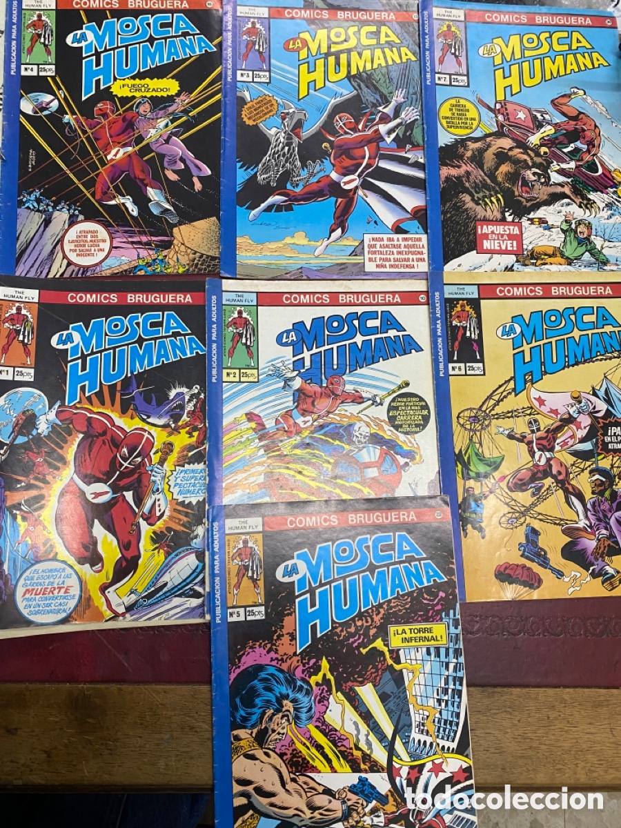 BDs: LA MOSCA HUMANA 7 COMICS BRUGUERA 1978