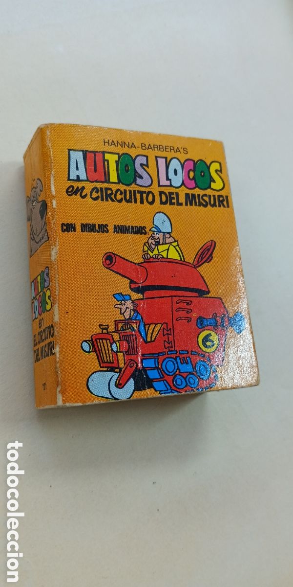 BDs: AUTOS LOCOS EN CIRCUITO DEL MISURI. HANNA BARBERA. MINI INFANCIA N&deg;121. BRUGUERA, 1971