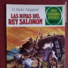 Tebeos: JOYAS LITERARIAS JUVENILES Nº 156 - HENRI RIDER HAGGARD - LAS MINAS DEL REY SALOMÓN - MUY NUEVO