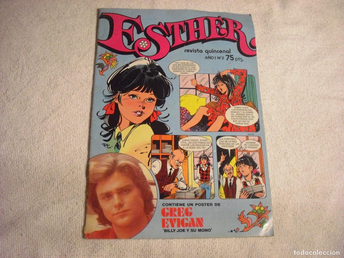 Tebeos: ESTHER N. 2 , A&Ntilde;O 1 CON POSTERDE GREG EVIGAN. - Foto 1