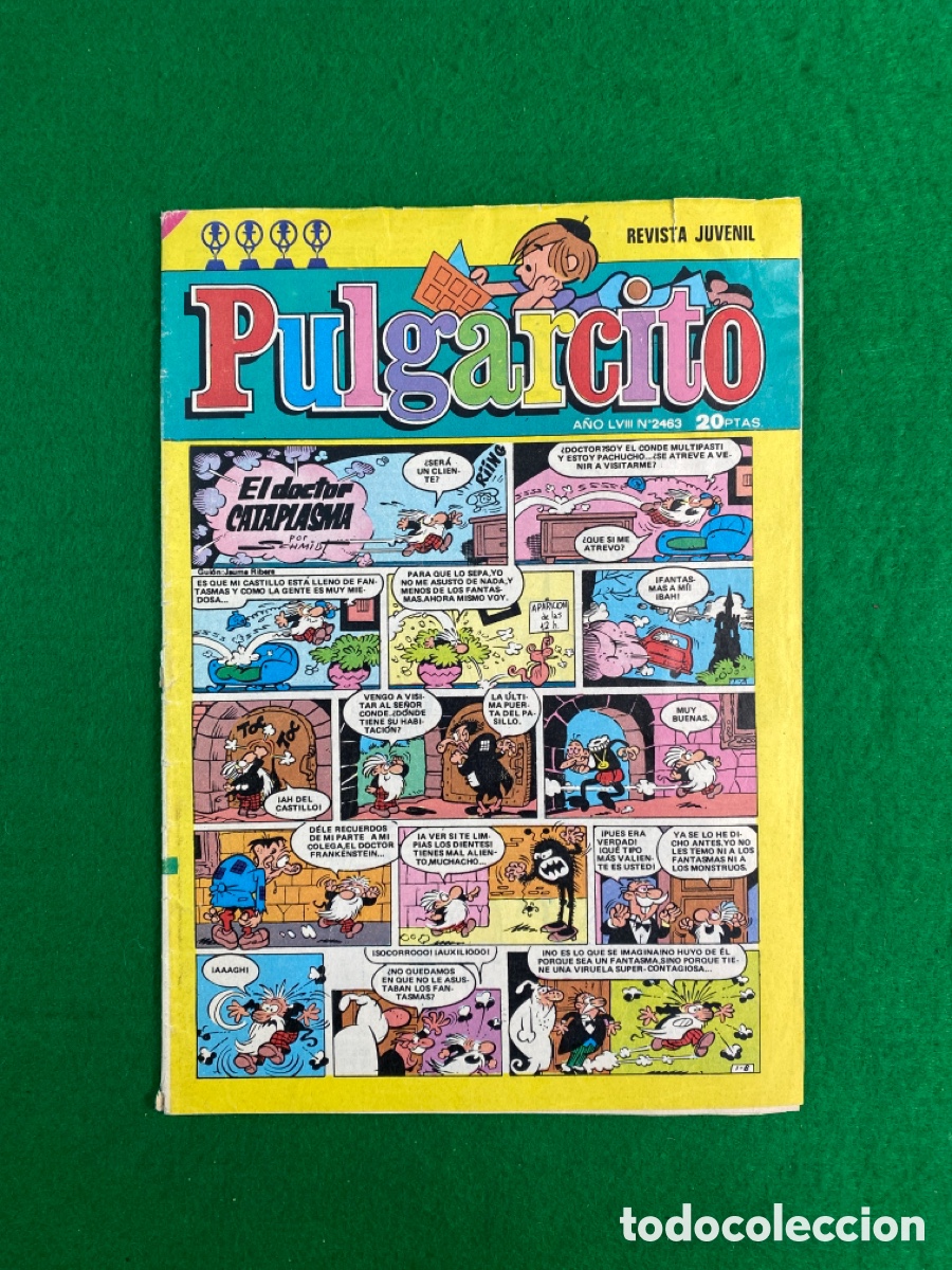 Tebeos: Pulgarcito n&ordm; 2463. +-----------------------+ - Foto 1