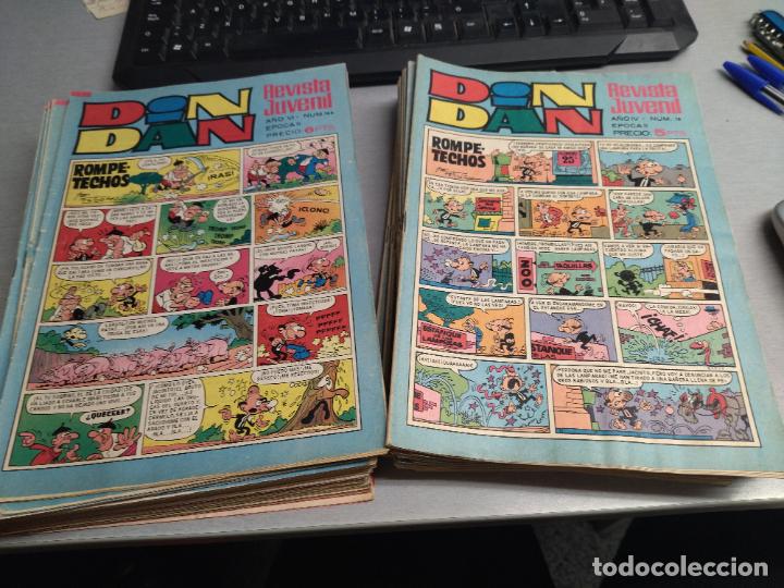 Livros de Banda Desenhada: DIN DAN REVISTA JUVENIL / LOTE DE 44 N&Ugrave;MEROS / BRUGUERA