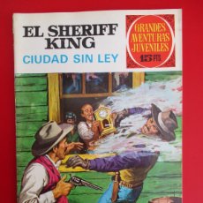 Tebeos: GRANDES AVENTURAS JUVENILES (1971, BRUGUERA) 18 · 17-IV-1972 · EL SHERIFF KING