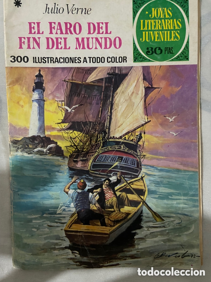 Tebeos: C&oacute;mic El faro del fin del mundo de Julio Verne