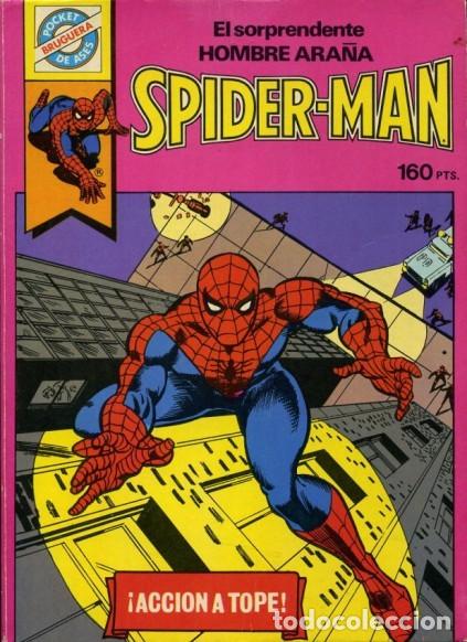 Livros de Banda Desenhada: POCKET DE ASES-BRUGUERA- N&ordm; 1 -SPIDERMAN-JIM MOONEY-SAL BUSCEMA-CASI BUENO-DIF&Iacute;CIL-LEA-8303