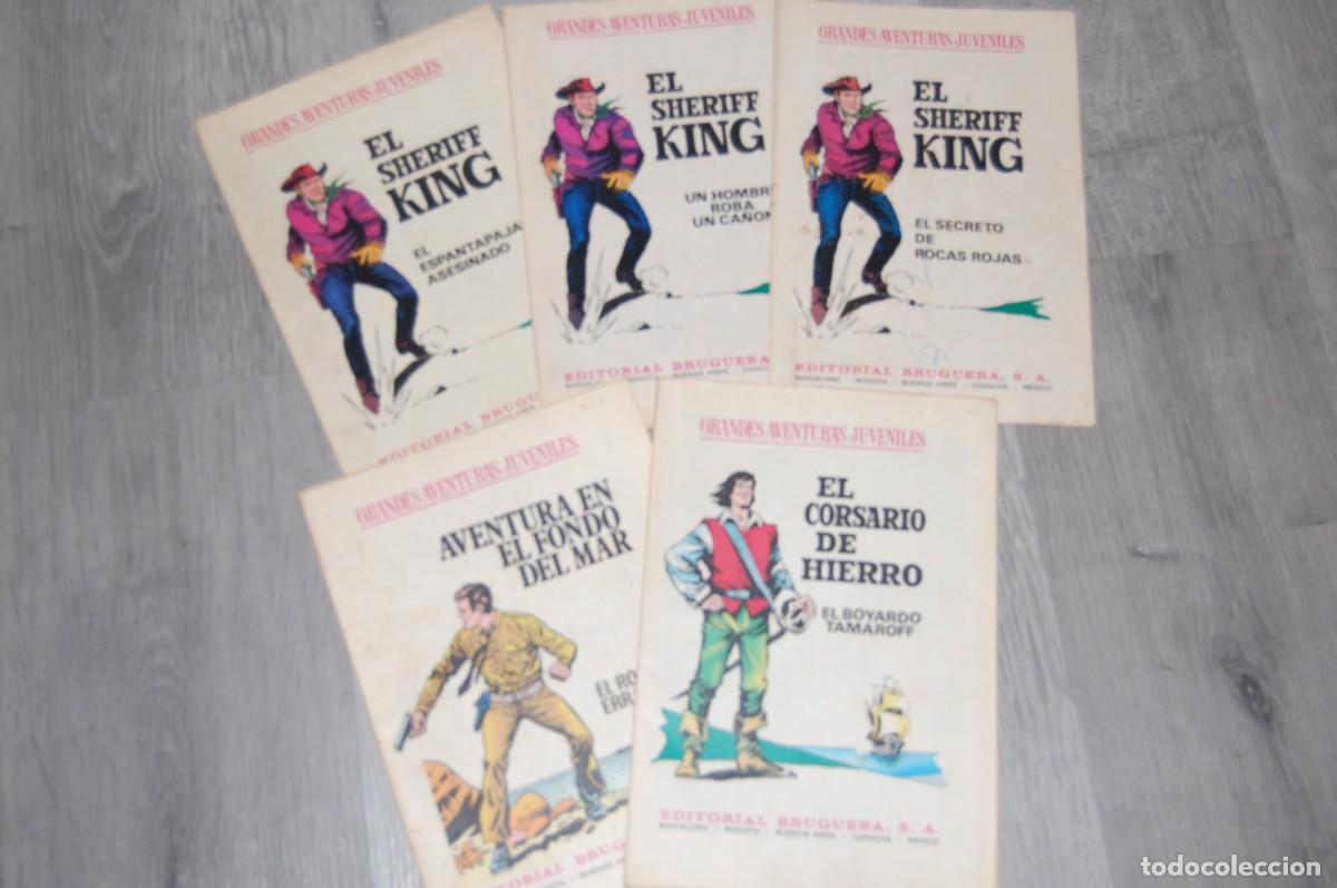 Giornalini: LOTE DE 5 COMICS - GRANDES AVENTURAS JUVENILES - BRUGUERA